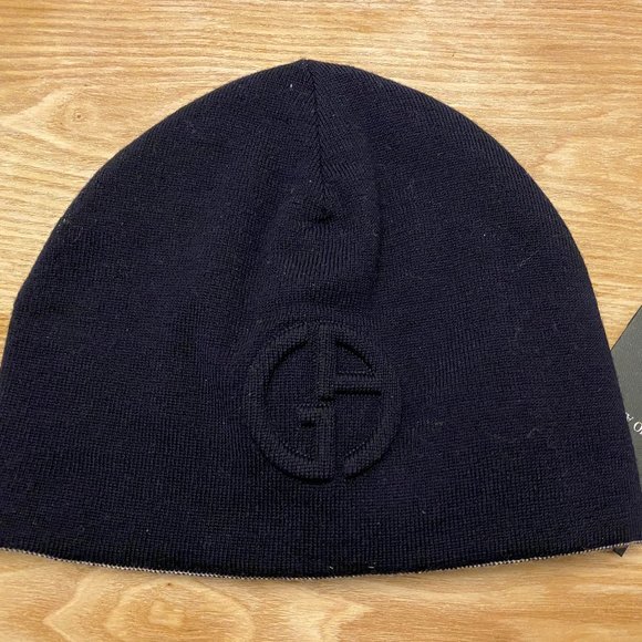 giorgio armani beanie hat